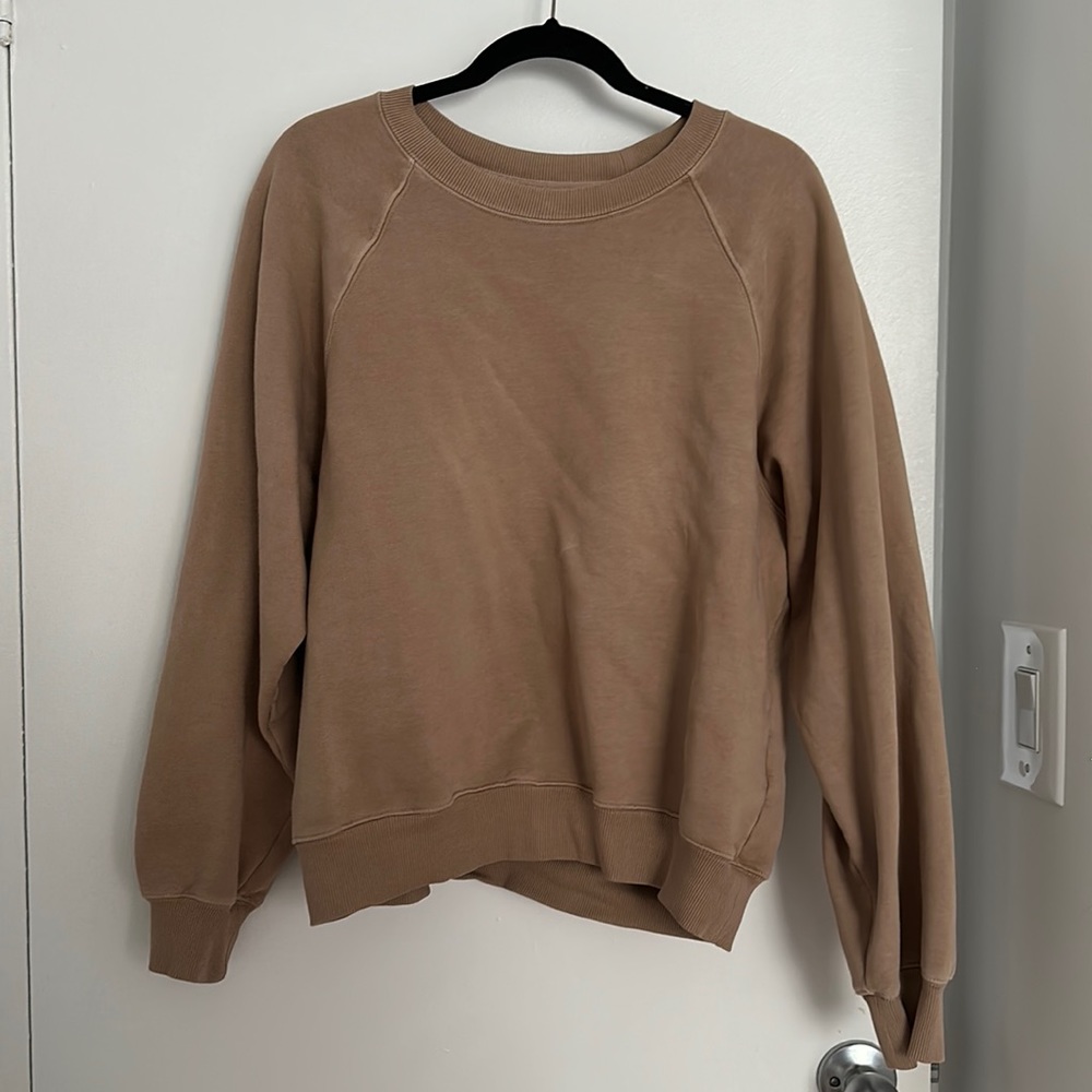 ARITZIA Wilfred Free Fleece Crew Sweatshirt